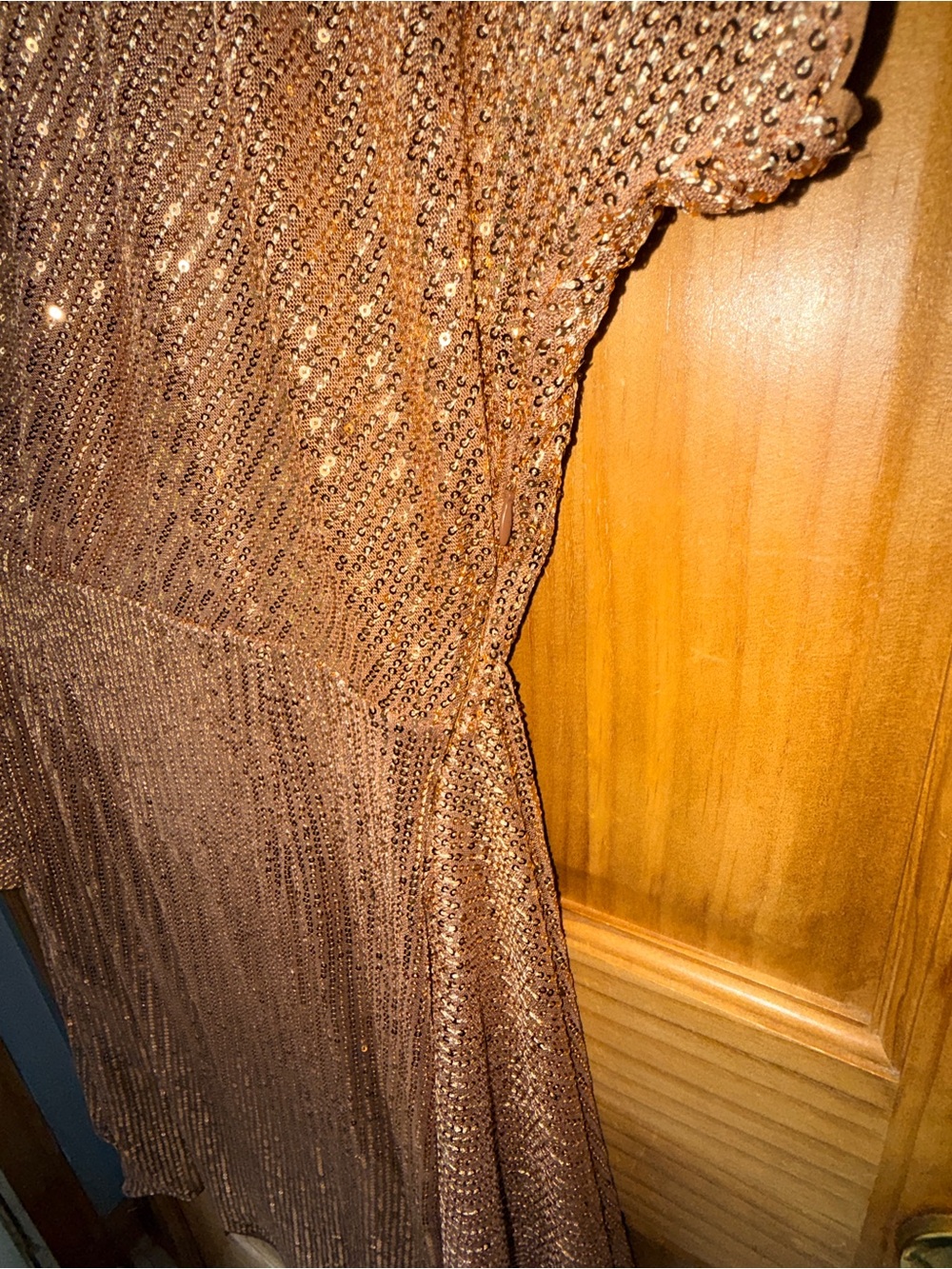 NWT Grace Karin Sequined Asymmetric Off Shoulder Bodycon Party Midi Dress-M - Picture 9 of 14